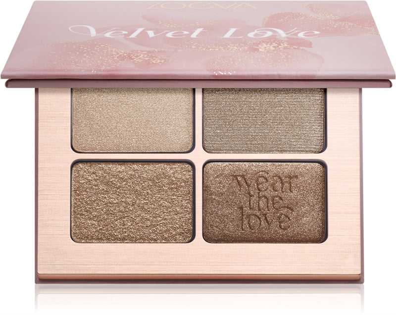 ZOEVA Velvet Love Quad Lidschattenpalette Farbe Velvet Love 4× 1,5 g