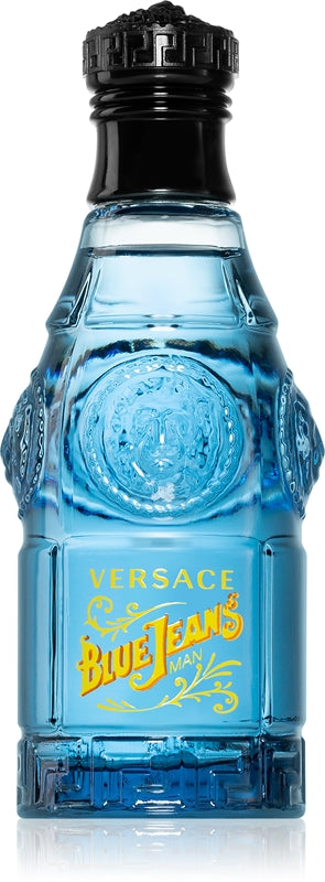 Niebieskie jeansy marki versace edt 75ml vapo