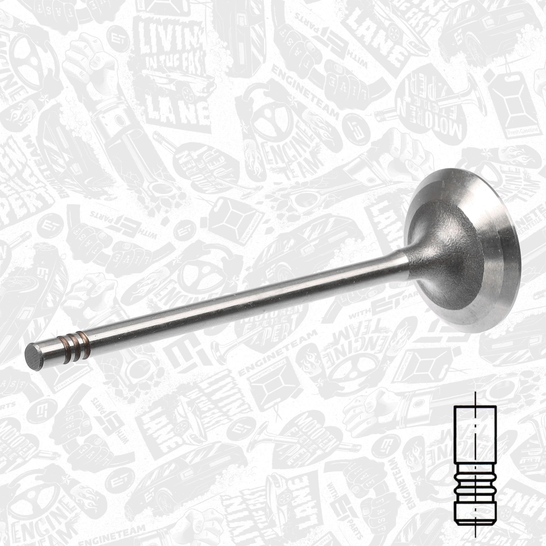 Intake Valve ET ENGINETEAM VI0138