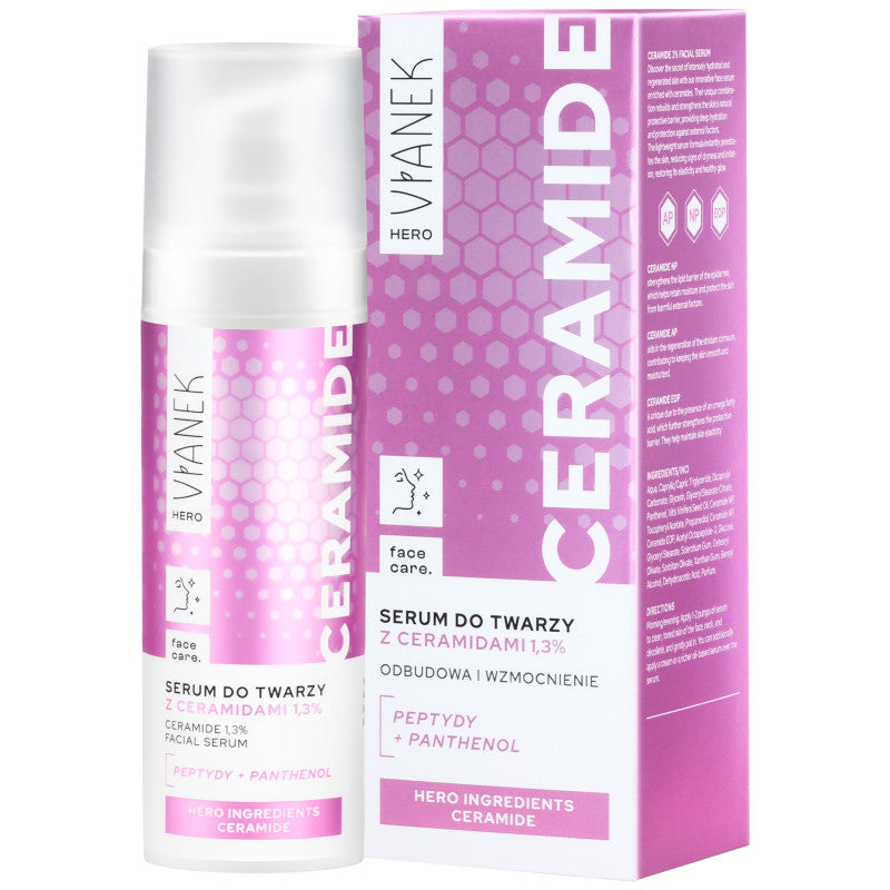 Vianek Hero Regenererende ansigtsserum med ceramider 30 ml