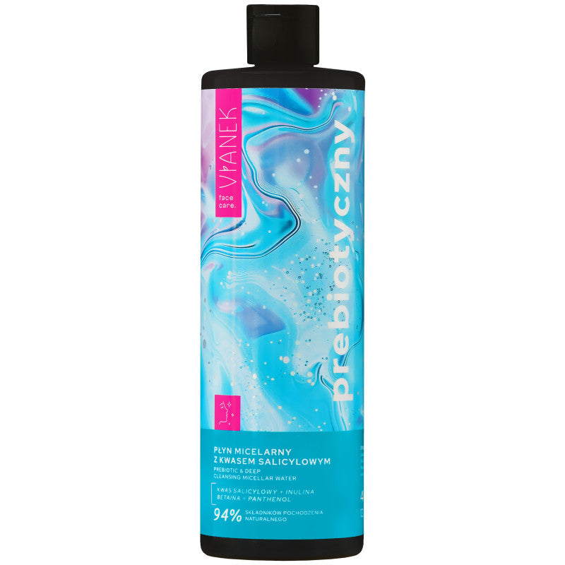 Vianek Prebiotic Hydrating Facial Cleanser with Salisylsyre 400ml
