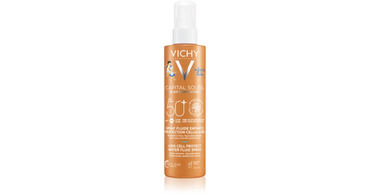 Vichy Capital Soleil Spray Fluido Infantil SPF50+ 200ml