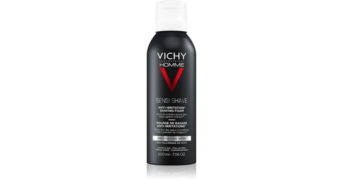 Vichy Men's Anti-Irritation Shaving Gel Vitamin C Sensitive Skin 150ml