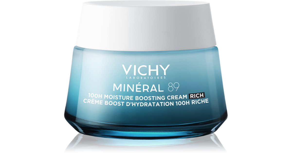 Vichy Mineral 89 72H Bohatý hydratační krém pro suchou pleť - 50 ml
