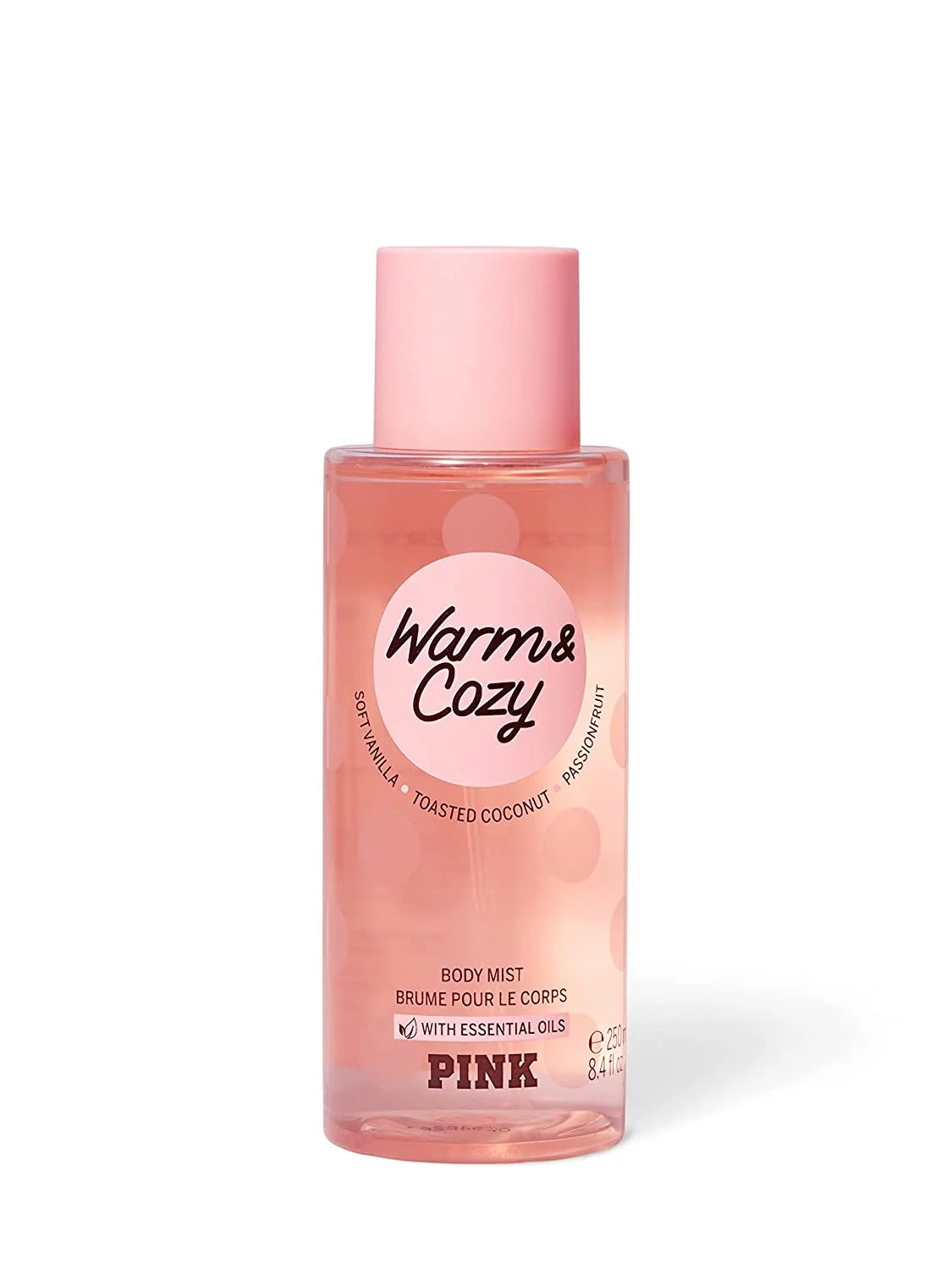 Victoria's Secret Pink Spray Brume Chaude et Confortable 250 ml