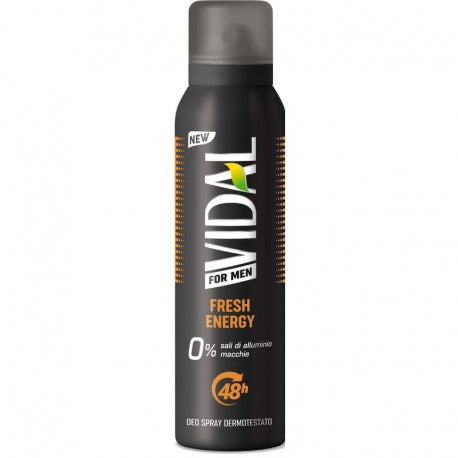 Vidal Vidal Deodorantspray för män Fresh Energy 48 timmar 150 ml