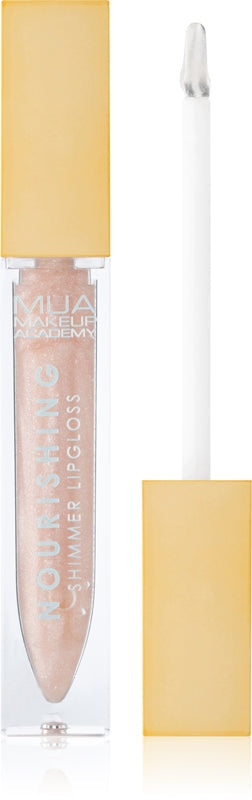 MUA Makeup Academy Virtual Glow pflegender Lipgloss für una Helle Glanzfarbe Hologlo 6,5 ml