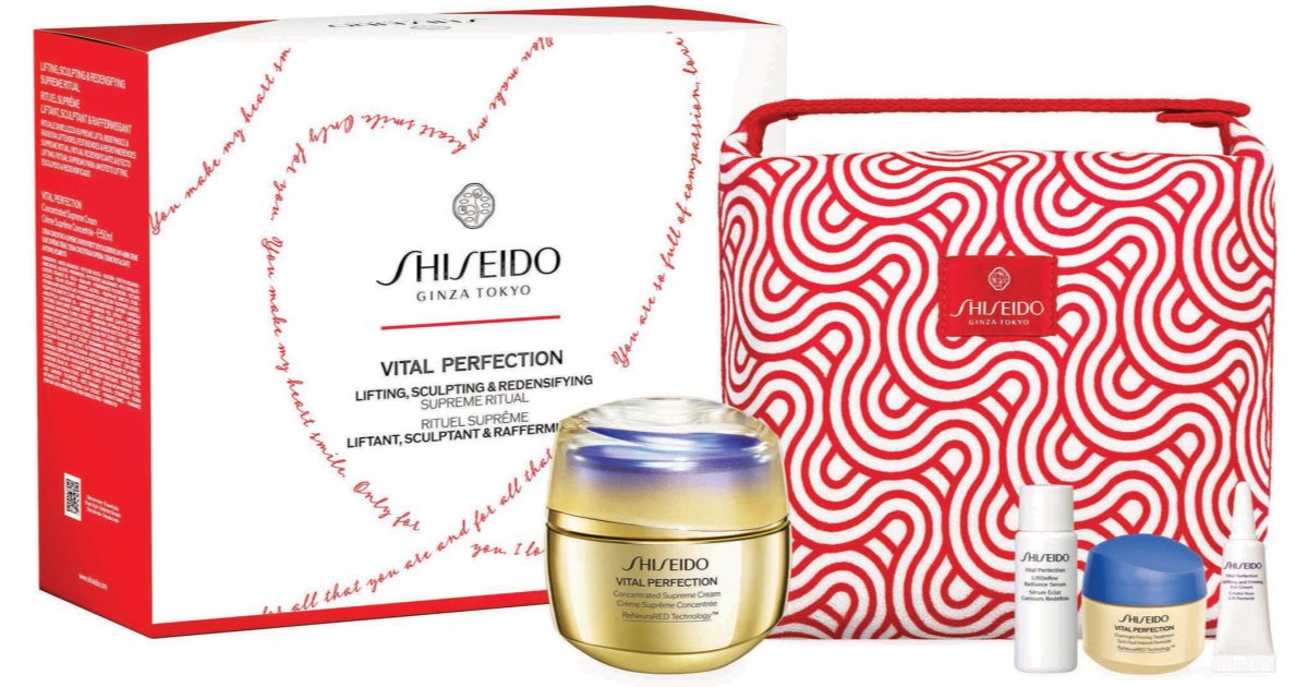 Shiseido Gavepakke med Vital Perfection beauty hus
