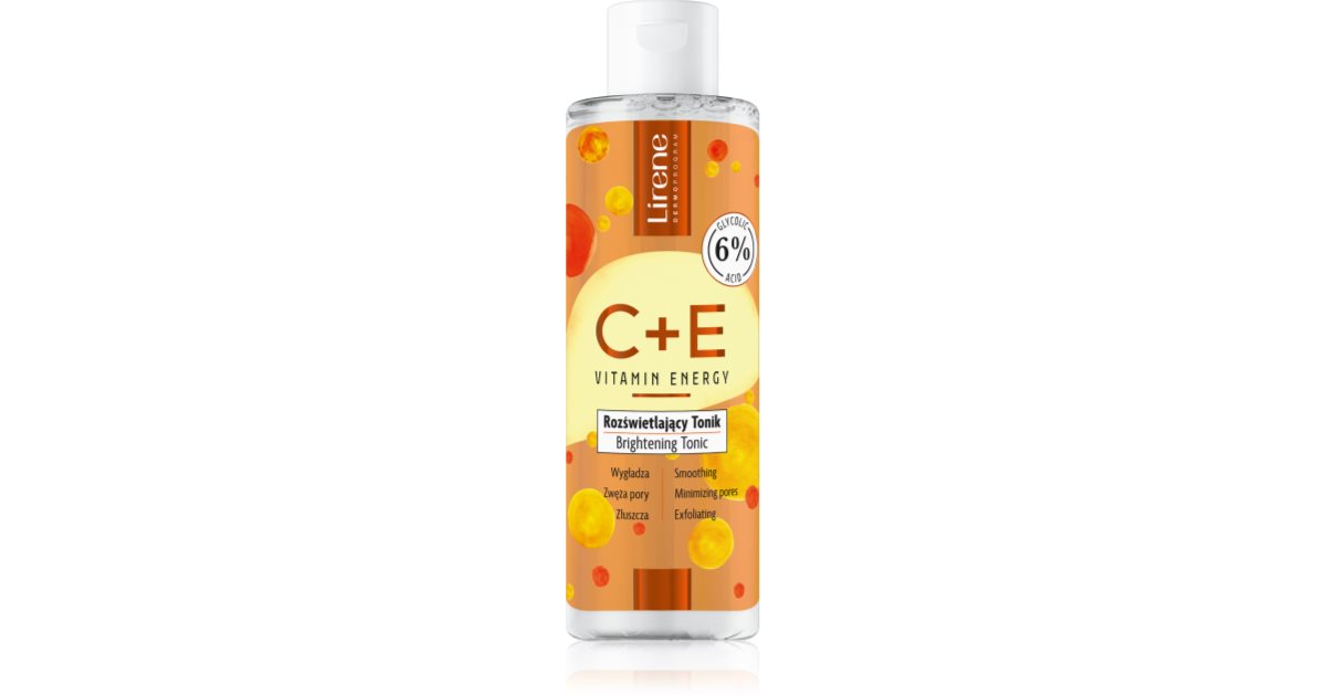 Lirene Vitamine Energy Lotion tonique illuminatrice C+E 200 ml