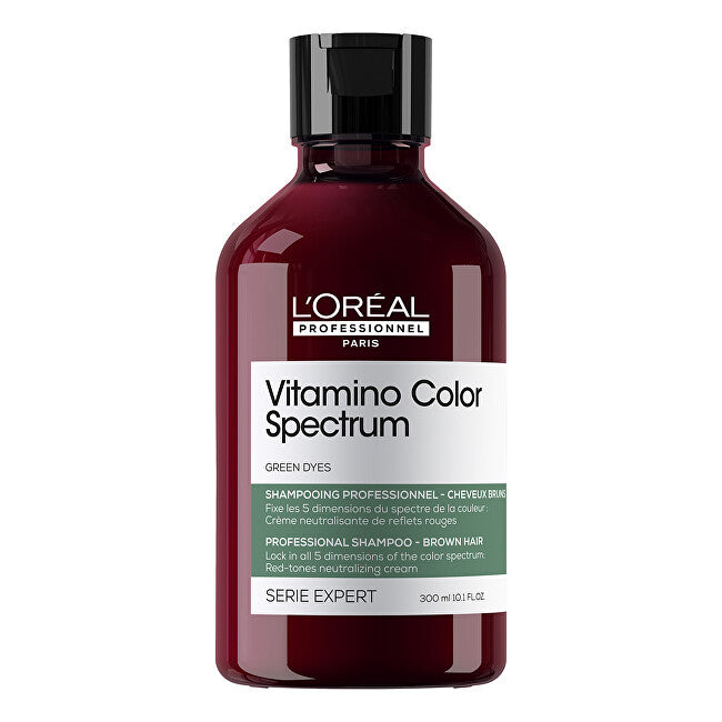 L'oréal professionnel Shampoo neutralizzante per capelli castani Vitamino Color Spectrum Green Dyes (Professional) - Volume: 300 ml