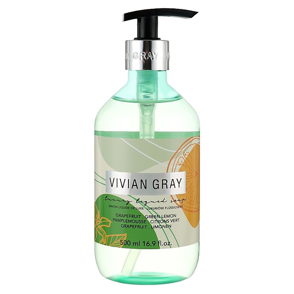 Flüssigseife Cleanser Grapefruit & Zitrone Grün Modern Vivian Gray 500 ml