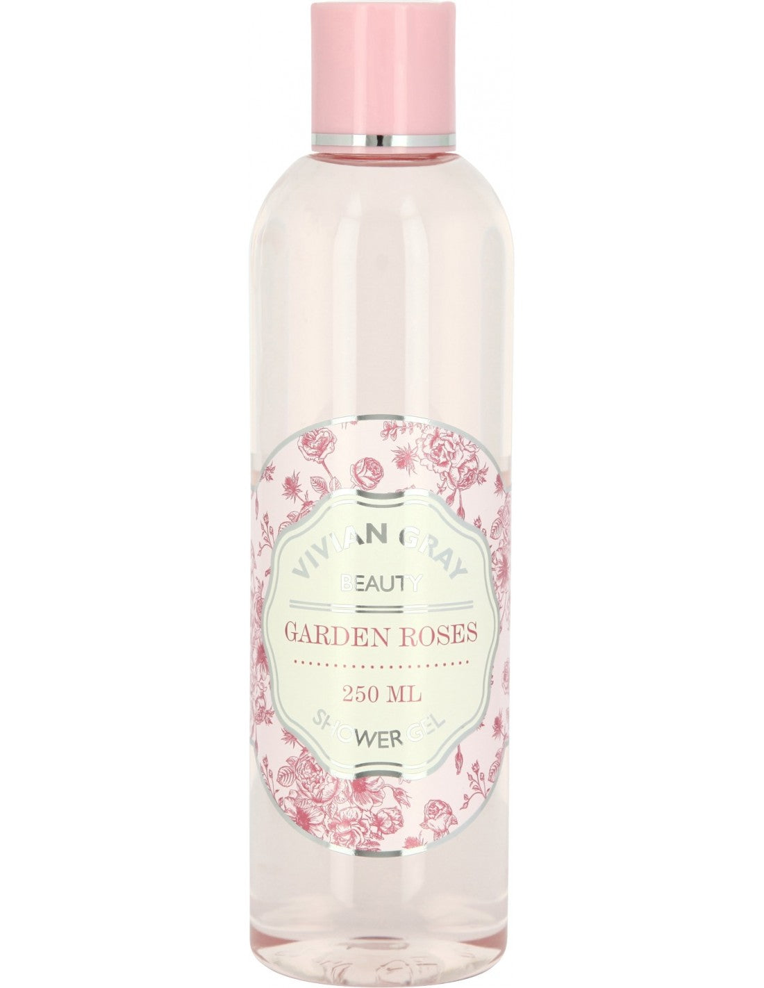 Vivian Gray Naturals Garden Roses, dusjgelé, for alle hudtyper, 250 ml
