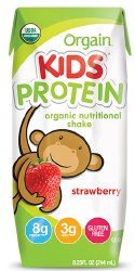 Orgain Kids Protein Organic Nutritional Shake, Strawberry Flavor, 1 Each