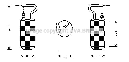 Dryer, air conditioning PRASCO VOD097