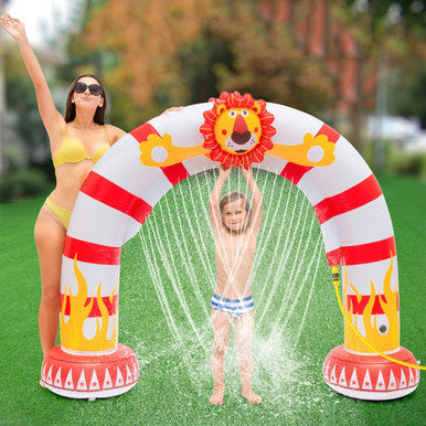 Inflatable Arch Lion Water Toy Sprinkler