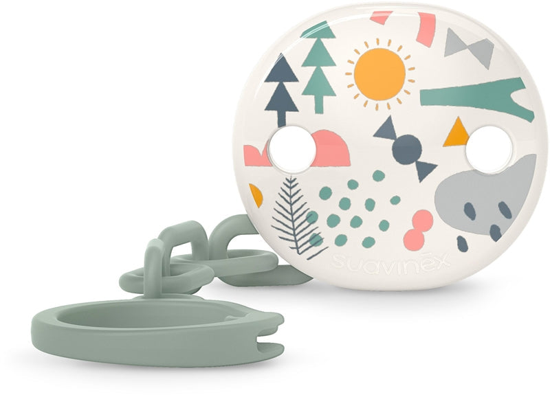 Suavinex Walk grönt nappklämma