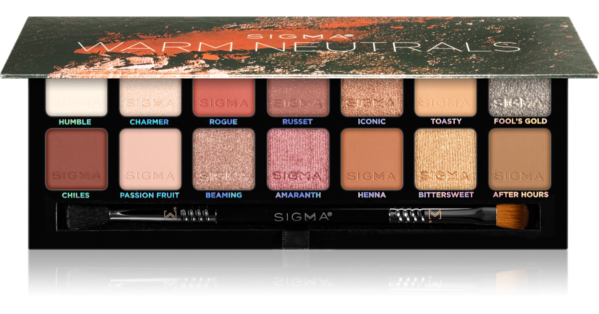 Sigma Beauty Paleta cieni do powiek Warm Neutrals 25,5 g