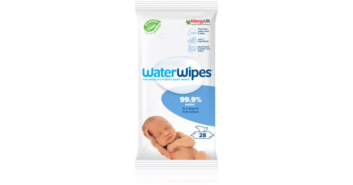 Water Wipes Babyvådservietter til børn 28 stk