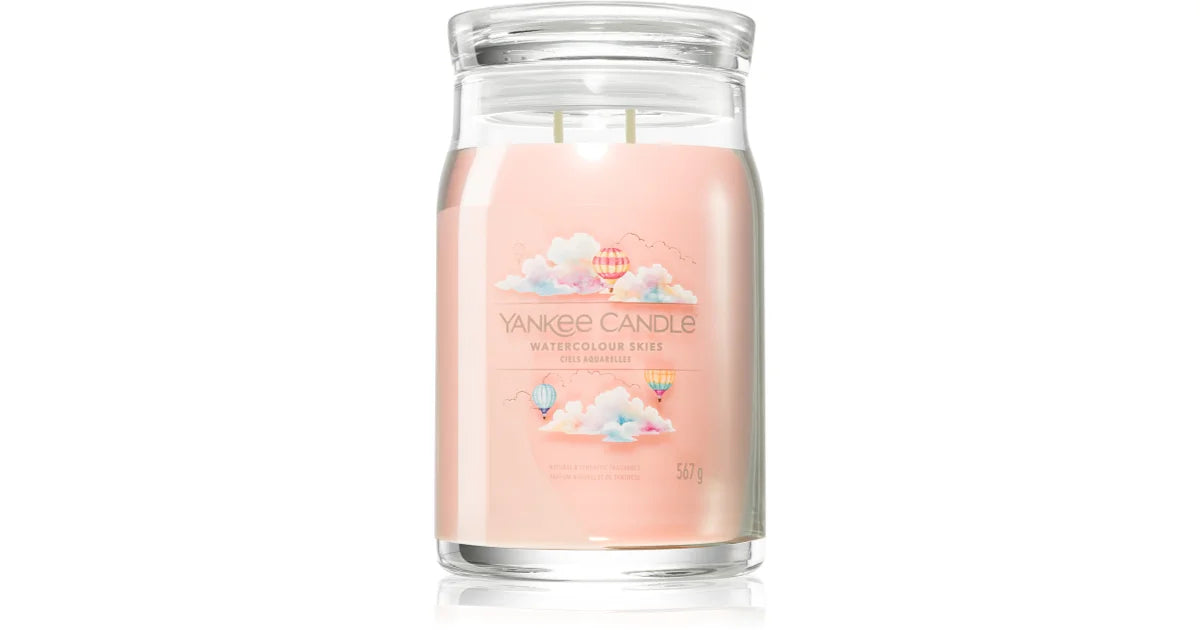 Yankee Candle Watercolor Skies Signature lumânare - 567g