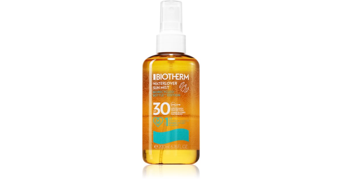 Biotherm Waterlover Sun Biorecycled Edition Spray Bronzant SPF 30 SPF 30 200 ml