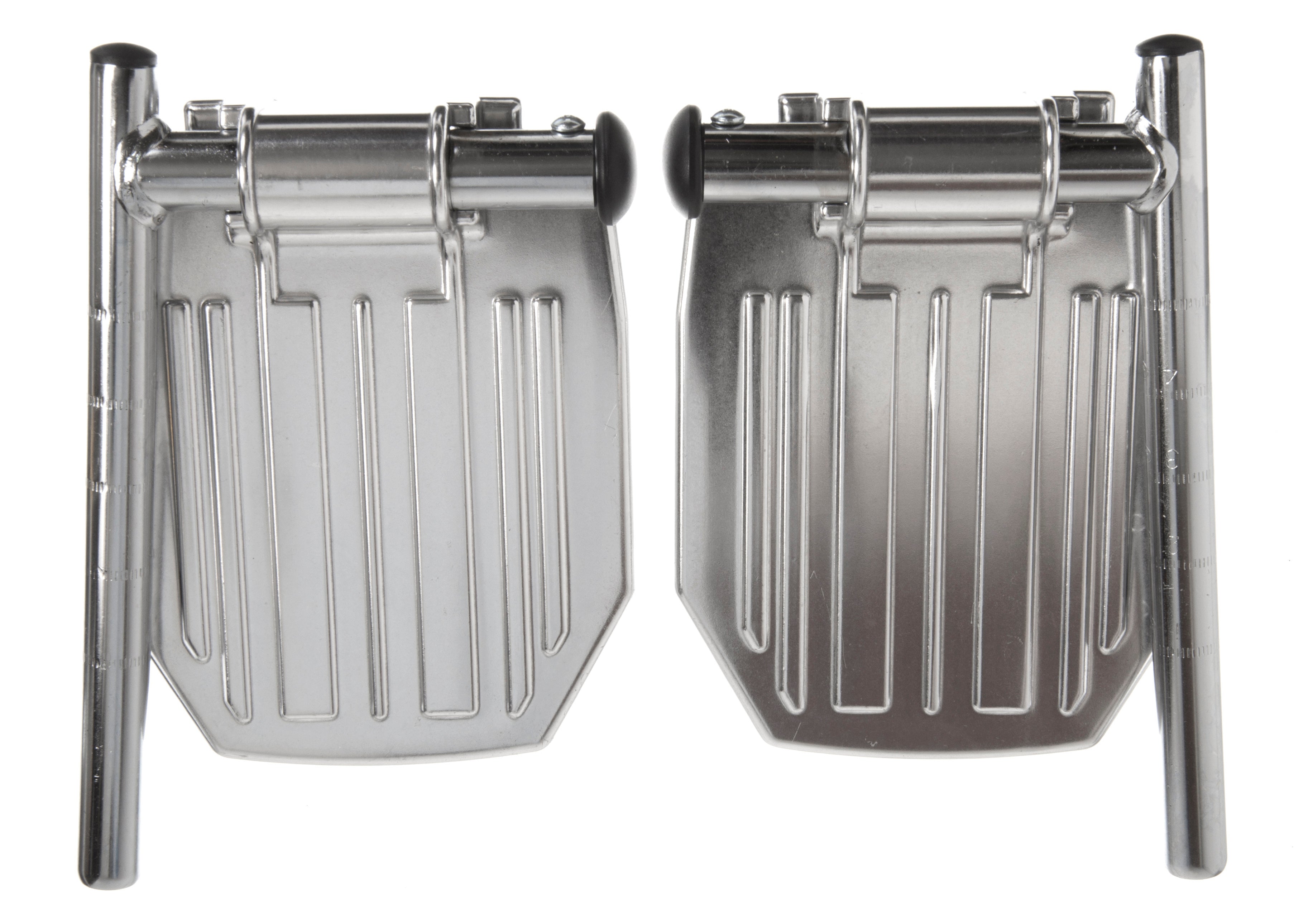 Aluminum Wheelchair Footplate, Pair of 2