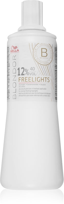 Wella Blondor Freelights 12 % 40 VOL. - Entwickler-Textmarker - 1000 ml
