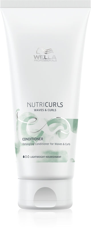 Wella Nutricurls Waves and Curls Conditioner - Balsam hrănitor pentru păr ondulat și creț - 200 ml