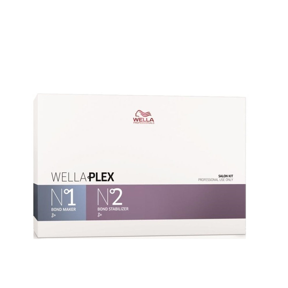 Ustawić Wella Profesjonaliści: Wellaplex Bond Marker Hair Cream Treatment Reduce Hair Damage 500 ml + Wellaplex Bond Stabilizer No.2 Post Color Treatm