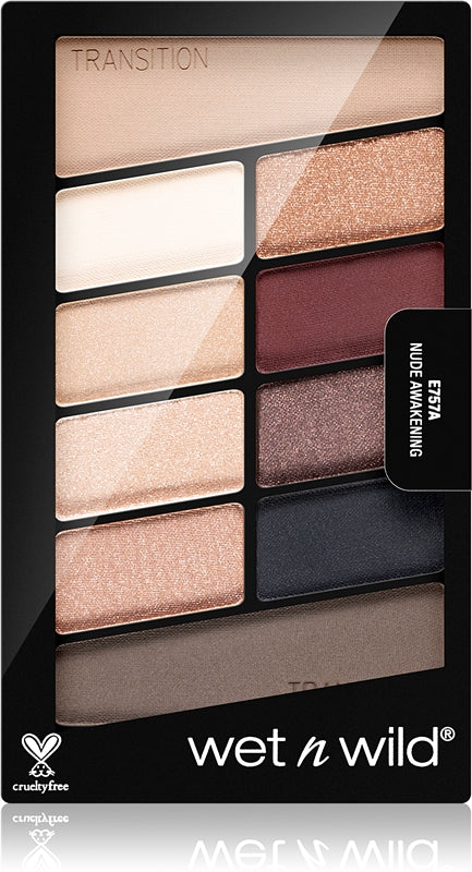 Wet n wild Farbe Icon 10 Pan – Lidschattenpalette 8 g Nude Awakening