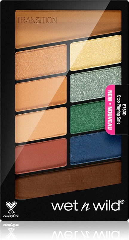 Wet n wild Farbe Icon 10 Pan - Lidschattenpalette 8 g Stop Auf Nummer sicher gehen