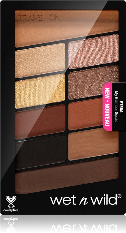Wet n wild Farbe Icon 10 Pan - Lidschattenpalette 8 g My Glamour Kader
