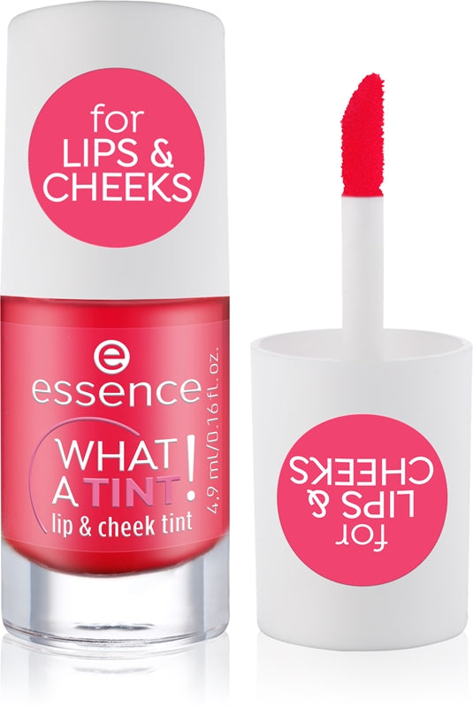 essens HVAD EN TINT! blush væske og lipgloss farve 02 Coral Sunset 4,9 ml