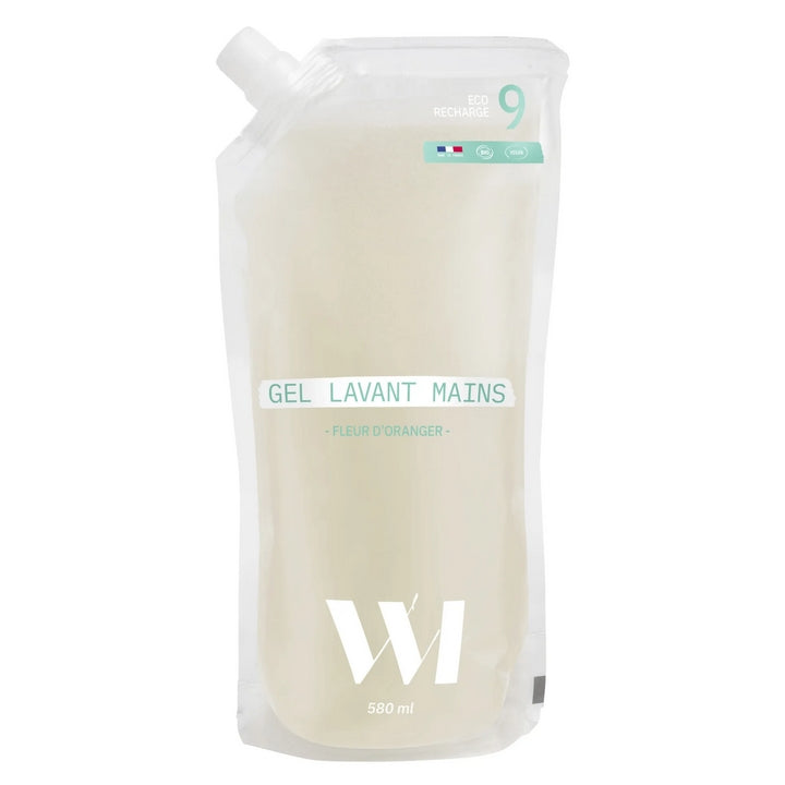 WhatMatters Żel do mycia rąk Kwiaty Pomarańczy ORGANICZNY ECO-WKŁAD 580ml