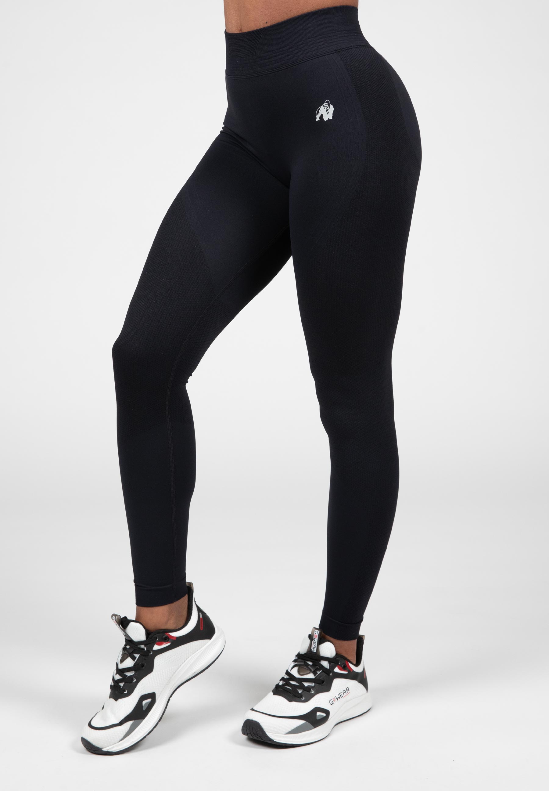 Whitney Seamless Leggings - Black - M-L