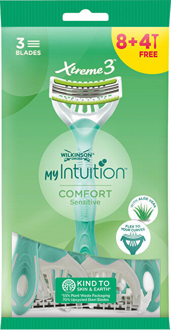 Wilkinson sword Rasoir jetable My Intuition Comfort Sensitiv e 8 + 4 pour femme