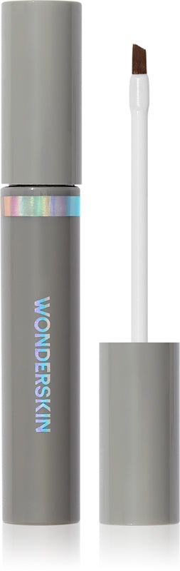 WONDERSKIN Wonder Blading Stain & Go Masque langvarig øyenbrynsgel i mørk brunett farge 3,29 ml