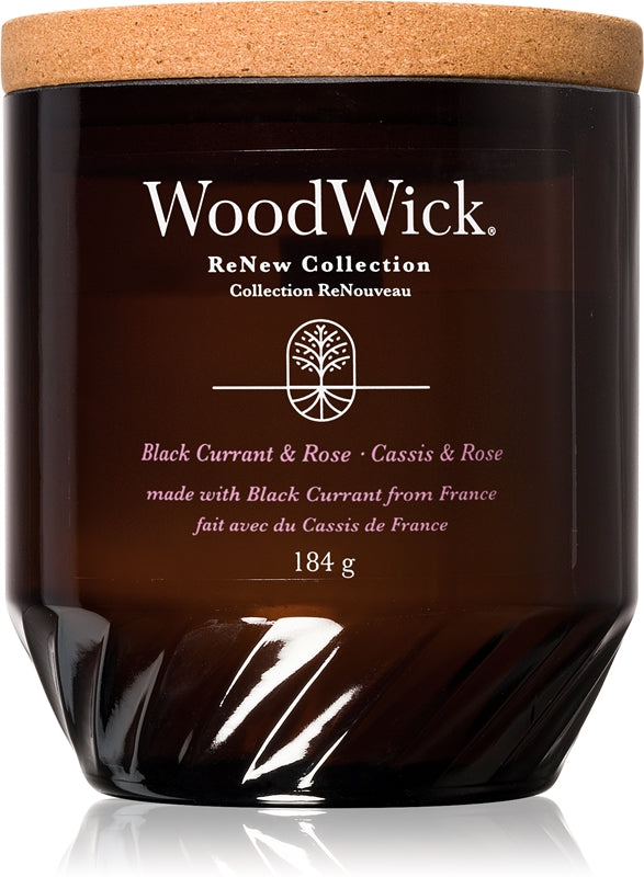 Woodwick ReNew Schwarze Johannisbeere & Rose - 184,0 g
