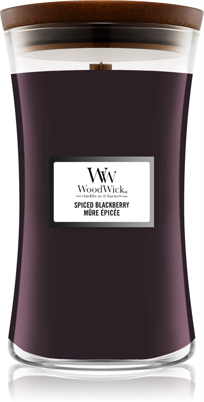 Woodwick Vase (Spicy Blackberry) - Scented Candle - 609.5 g