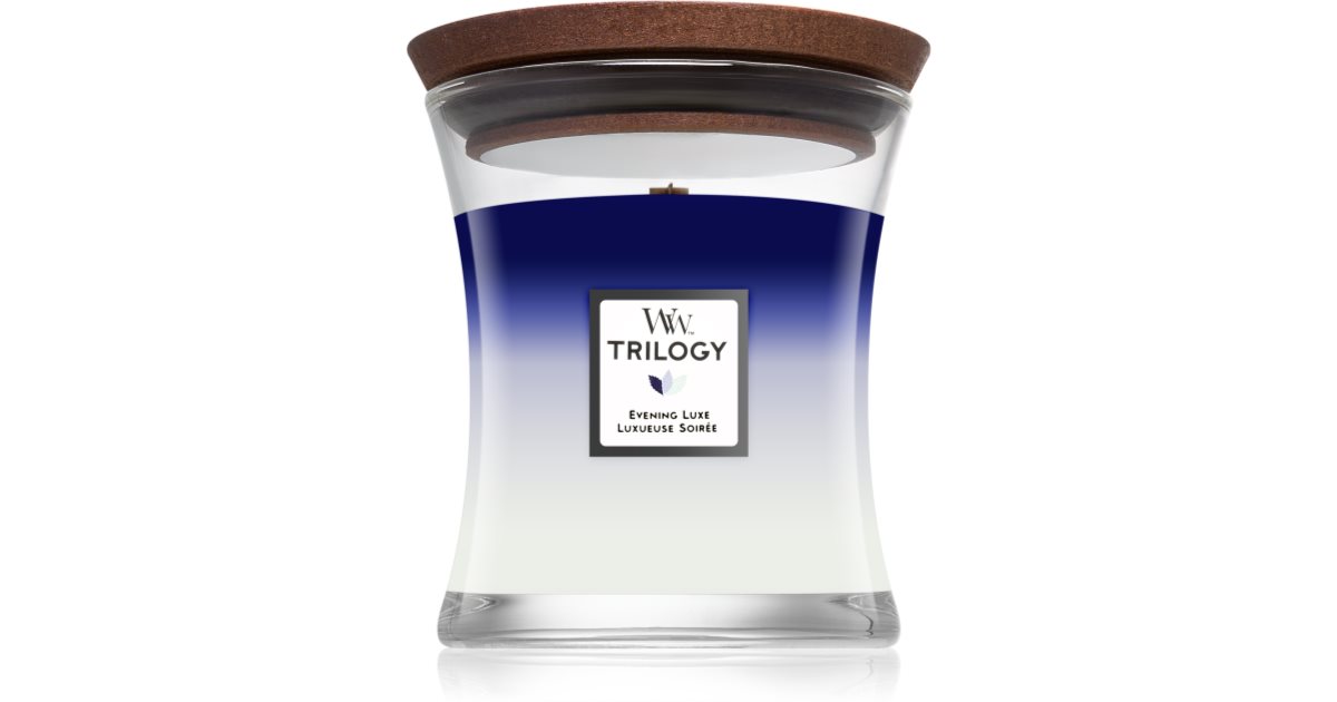 Woodwick Vase Trilogy Aften Luxe - 275,0 g