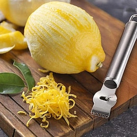 1pc Lemon Zester Grater Stainless Steel Peeler Kitchen Stuff Kitchen Accessories Kitchen Gadgets