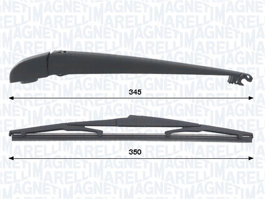 Wiper Arm Set, window cleaning MAGNETI MARELLI 000723180430