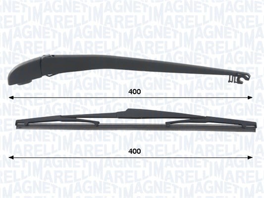 Wiper Arm Set, window cleaning MAGNETI MARELLI 000723180431