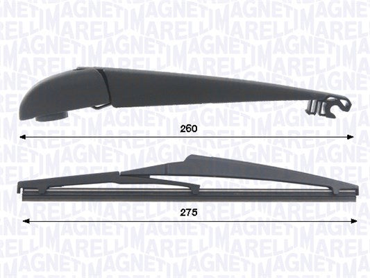Wiper Arm Set, window cleaning MAGNETI MARELLI 000723180433