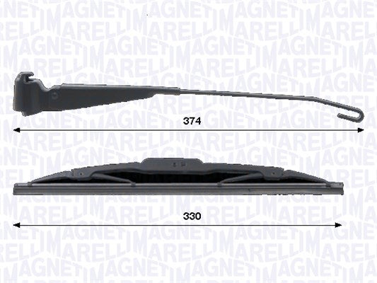 Wiper Arm Set, window cleaning MAGNETI MARELLI 000723180435