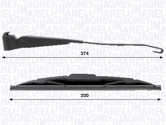 Wiper Arm Set, window cleaning MAGNETI MARELLI 000723180436