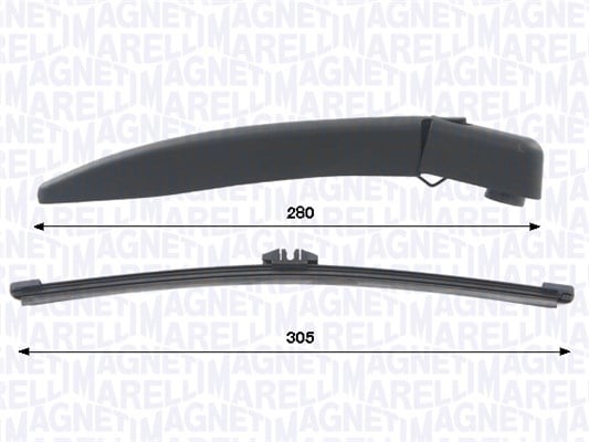Wiper Arm Set, window cleaning MAGNETI MARELLI 000723180437