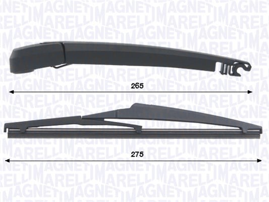 Wiper Arm Set, window cleaning MAGNETI MARELLI 000723180439