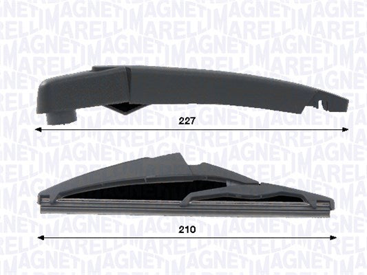 Wiper Arm Set, window cleaning MAGNETI MARELLI 000723180443