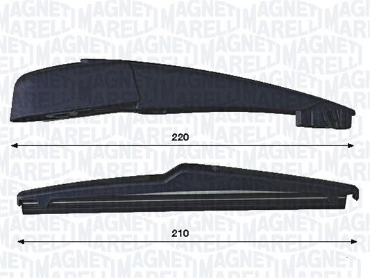 Wiper Arm Set, window cleaning MAGNETI MARELLI 000723180444