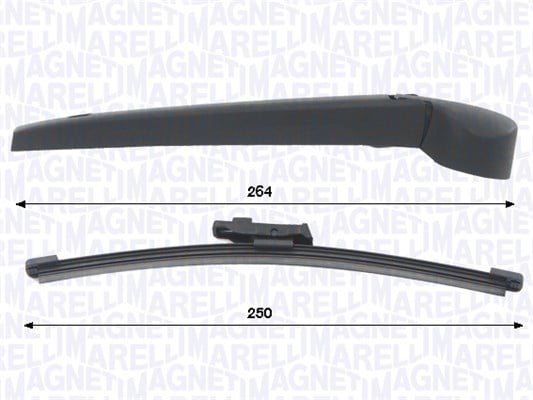 Wiper Arm Set, window cleaning MAGNETI MARELLI 000723180446